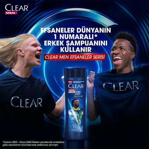 Шампунь Clear Men Legends Винисиус Жуниор 350 мл
