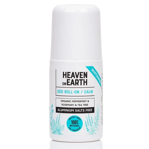 Heaven On Earth هيفن أون إيرث 100% طبيعي عضوي لتبييض البشرة، رول أون مهدئ، 50 مل