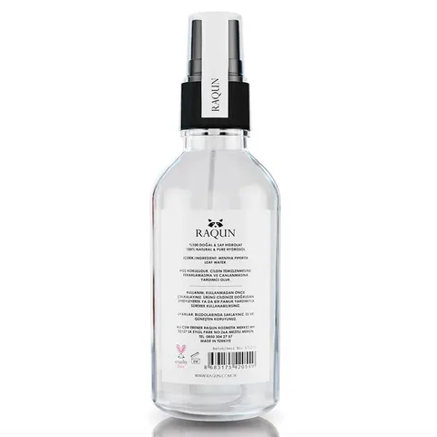 Raqun 100% Natural Mint Water - Refreshing Herbal Hydration