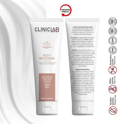Clinique Lab Whitening and Brightening Cream for Sensitive Areas and Body 100ml