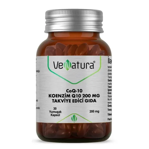 Venatura CoQ-10 Coenzyme Q10 200 mg Dietary Supplement 30 Capsules