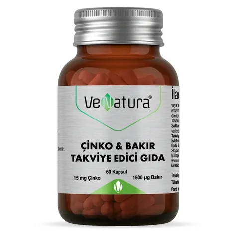 Venatura Zinc - Food Copper Supplement 60 capsules