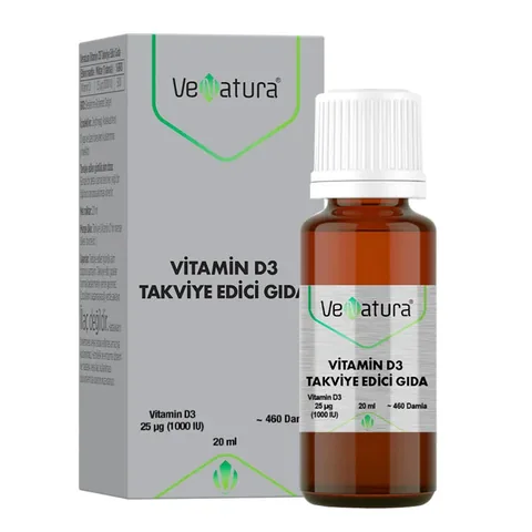 Venatura Vitamin D3 food Supplement 1000 iu 20 drops