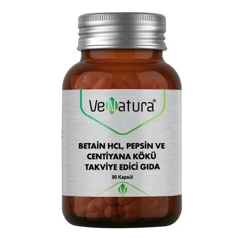 VeNatura Betain HCL, Pepsin & Enzianwurzel Verdauungshilfe