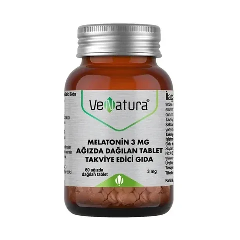VeNatura Melatonin 3 mg - 60 schnell lösliche Tabletten