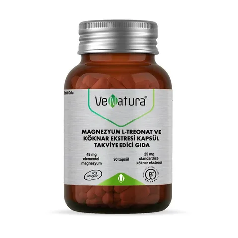 VeNatura Magnesium L-Threonate and Fir Extract Capsule Food Supplement 90 pcs