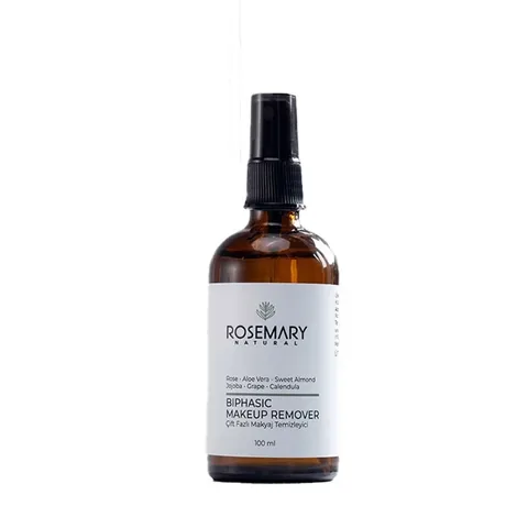 Rosemary Natural مزيل مكياج طبيعي مزدوج المرحلة بخلاصة إكليل الجبل 100 مل