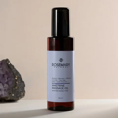 Rosemary Natural Ametrine Massage Oil 150 ml