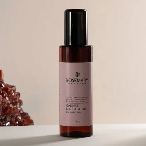 Rosemary Natural Garnet Massage Oil 150 ml