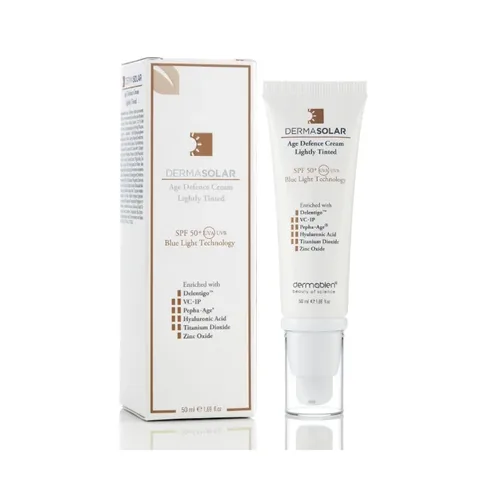 Dermasolar Spf 50 + Anti-blemish And Anti-wrinkle Sunscreen Tinted 50 ml