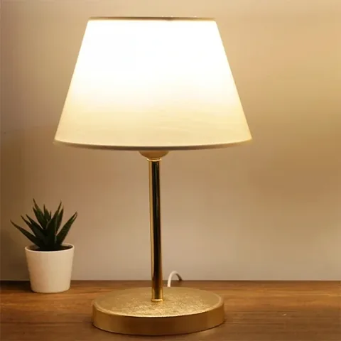 Homing Lara Gold Stoff Lampenschirm AYD