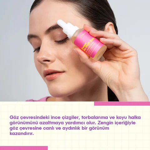 She Vec Koffein Glutathion HA Antioxidans Serum 30 ml