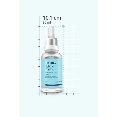 She Vec Hydra Back Baby Hyaluronic Acid B5 Vitamin 30 ml