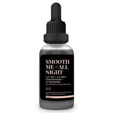 Сыворотка для лица с активированным углем She Vec Smooth Me All Night 30 мл