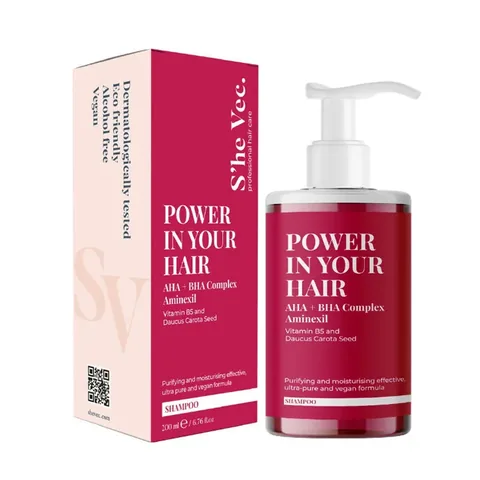 She Vec AHA BHA Power Shampoo 200ml