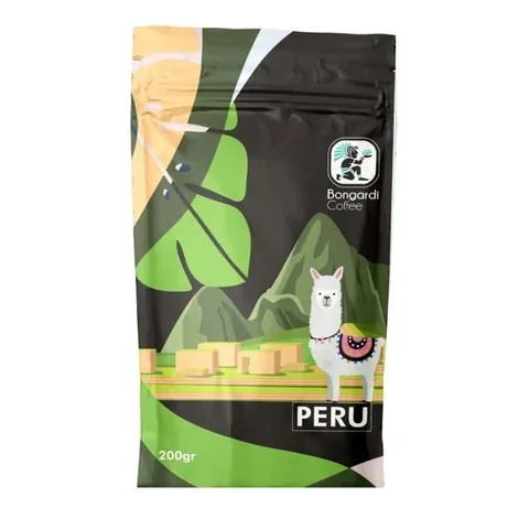 Bongardi 200g Peruanische Kaffeebohnen - Kräuter-Mandel-Geschmack