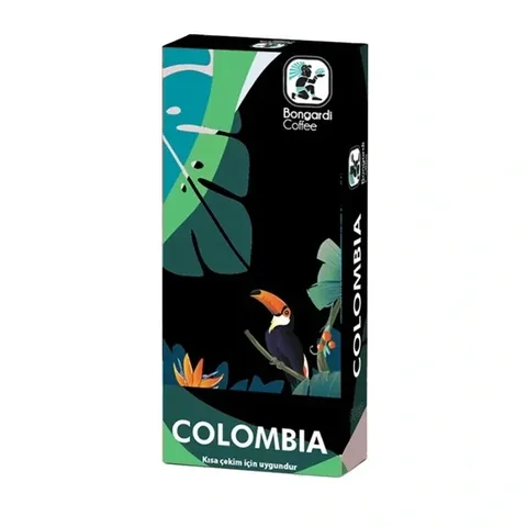 Bongardi Kolumbianische Kaffeekapseln - Reiches Aroma, 10 Kapseln