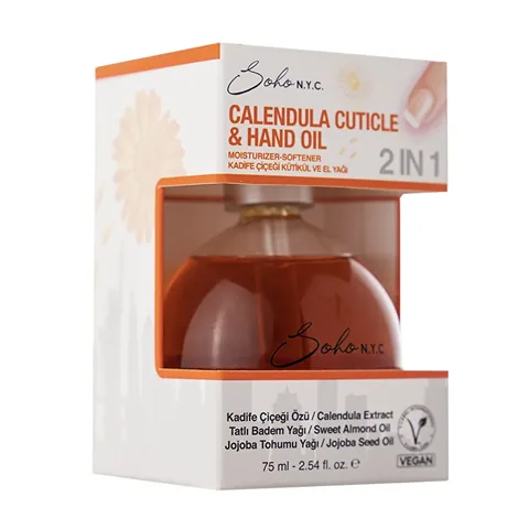 Soho N.y.c. Cuticle &amp; Hand Oil Calendula Nourishing 75 ml