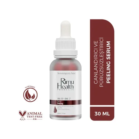 Rimu Health Revitalisierendes AHA+BHA Abend Gesichtspeeling Serum 30ml