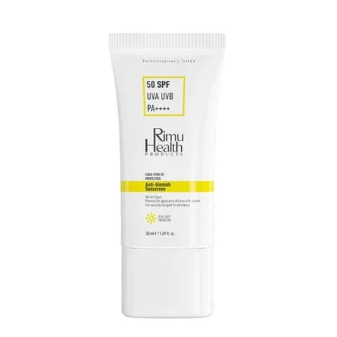 Солнцезащитный крем Rimu Health SPF50+ для выравнивания тона кожи от пятен 50 мл