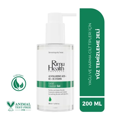 Rimu Health جل ريمو هيلث المرطب لتنظيف الوجه 200 مل