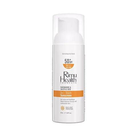 Rimu Health SPF 50+ Trocken-Feeling Sonnencreme für fettige Haut 50ml