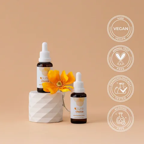 Pure Choice سيروم فيتامين سي المفتح للبشرة من بيور تشويس بتركيز 10%، 30 مل