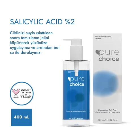 Pure Choice Combination and Oily Skin Face Cleansing Gel 400 ml