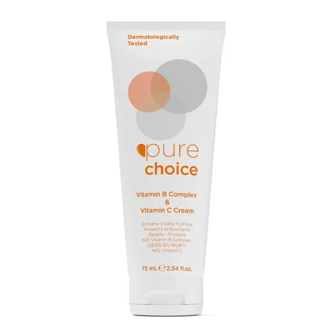 Pure Choice كريم العناية بالبشرة بفيتامين سي وفيتامين ب من بيور تشويس، 75 مل