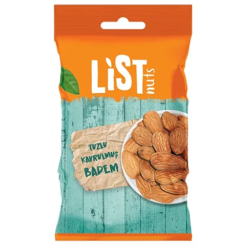 Geröstete Mandeln 40g von List Nuts - Gesunder Snack, Köstlicher Geschmack