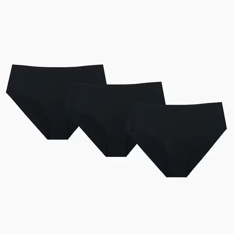 NBB Laser Cut Schwarze Panties 3er-Pack