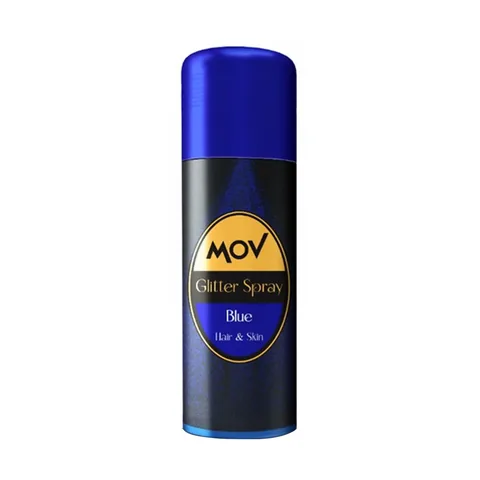 MOV رذاذ موف اللامع باللون الأزرق