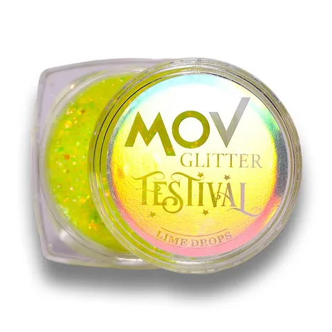 Mov Glitter Festival No: 06 lime Disco Ball