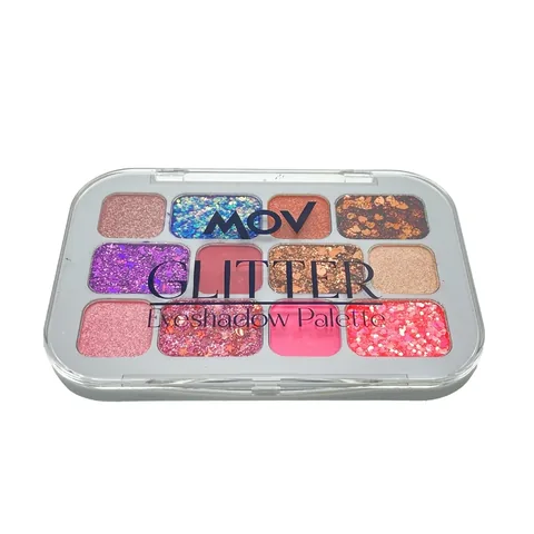 Mov 12 pack Glitter Eyeshadow Palette No: 03