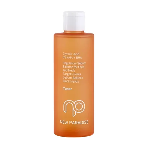 Тоник с гликолевой кислотой 5% AHA + BHA 200 мл от New Paradise