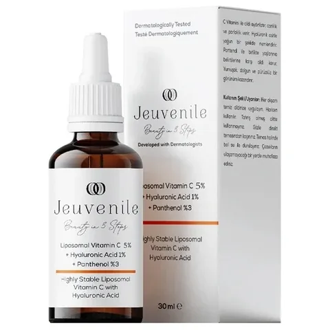 Jeuvenile Liposomal Vitamin C 5% + Hyaluronic Acid 1% + Panthenol 3% Vitamin C Serum 30 ml