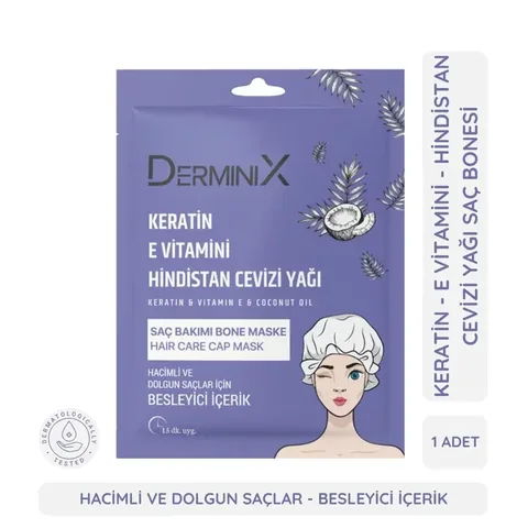 Маска для волос Derminix с кератином и витамином E 50 г