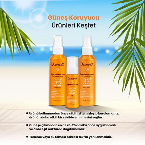 Derminix Sonnencreme Spray für Gesicht und Körper 150ml
