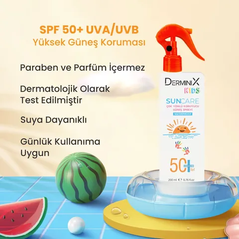 Derminix Children's Sun Cream Spf50 200 ml