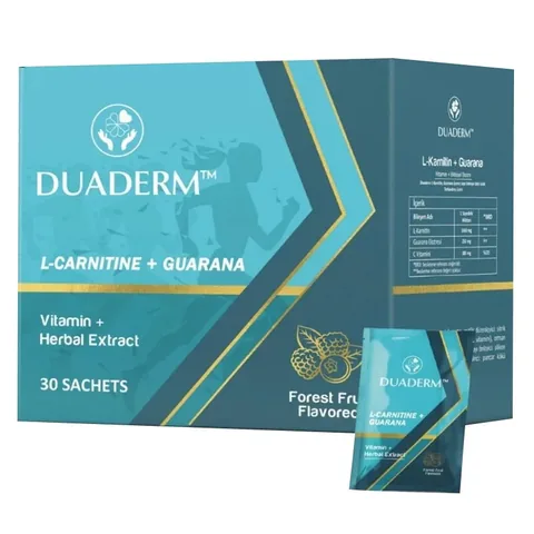 مكمل غذائي ل-كارنيتين غوارانا 30 ظرف من دوادرم Duaderm