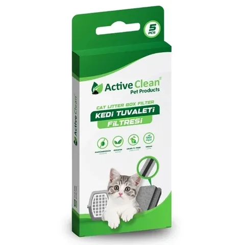 Фильтр для туалета для кошек Active Clean 5 шт