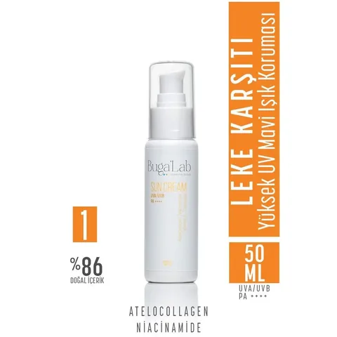 كريم واقي شمس SPF 50 بحجم 50 مل من بوجا لاب BugaLab