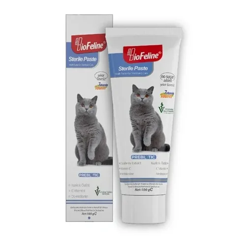 Biofeline Sterilisiert Katzen Multivitaminpaste - 100g
