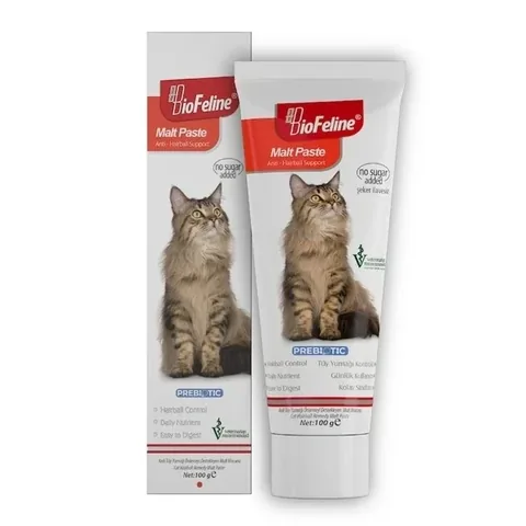 Biofeline Anti-Hairball Malzpaste für Katzen - 100g