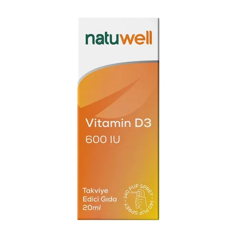 Natuwell D3 Spray Tropfen 600 IE - 20 ml