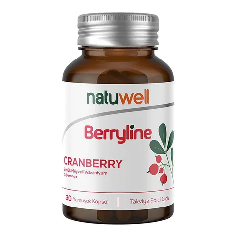 Natuwell Berryline Cranberry Weichkapseln - 30 Stück