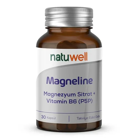 Natuwell Magneline Magnesiumcitrat + B6 - 30 Kapseln