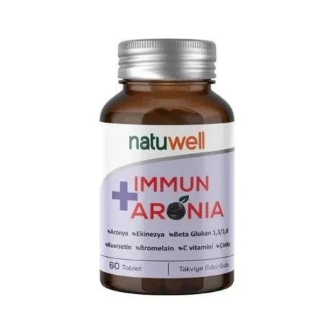 Natuwell Immun+Aronia Nahrungsergänzungsmittel - 60 Tabletten