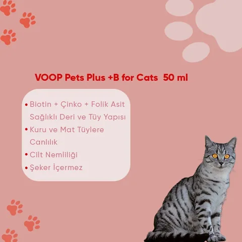 Voop Pet Cat Hair Health Drops 50 ml