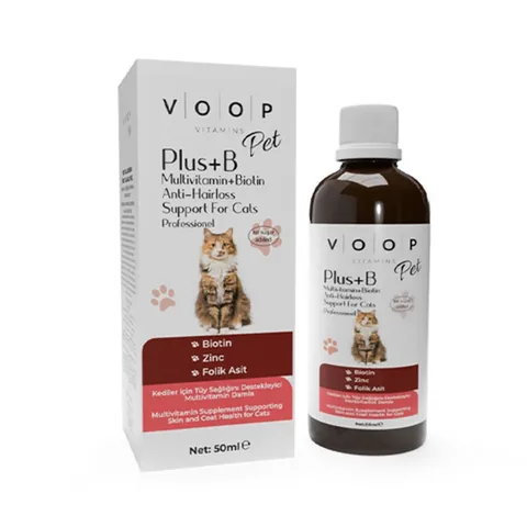 Капли для здоровья шерсти кошек Voop 50 мл